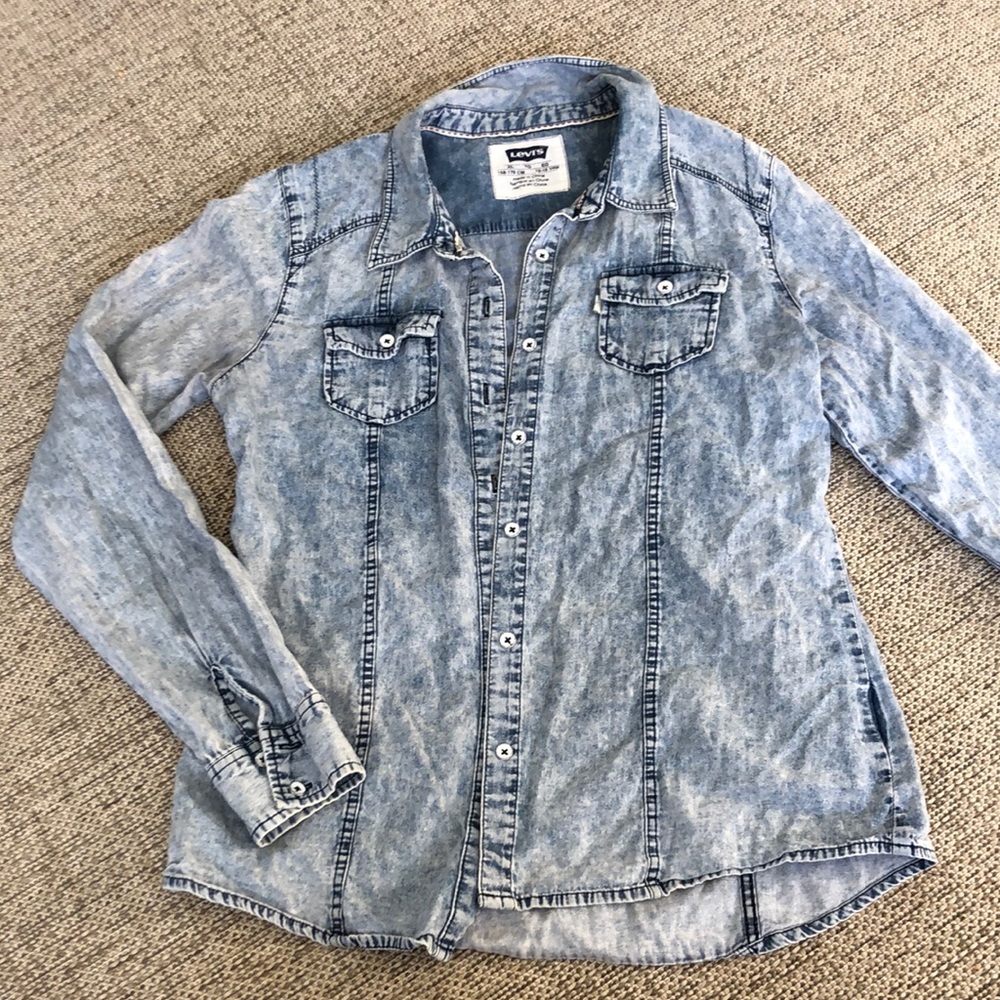Levi’s acid wash denim shirt